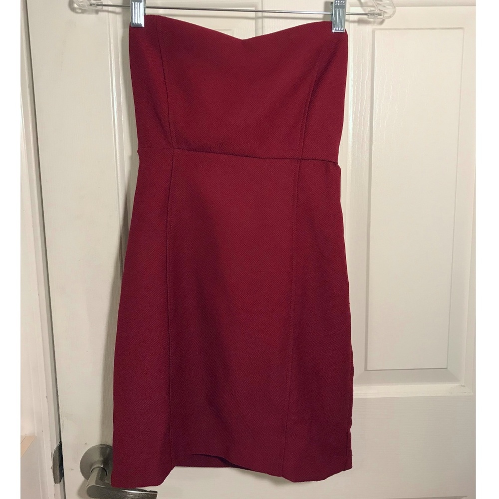 Zip up Strapless Dress | Small | NWOT